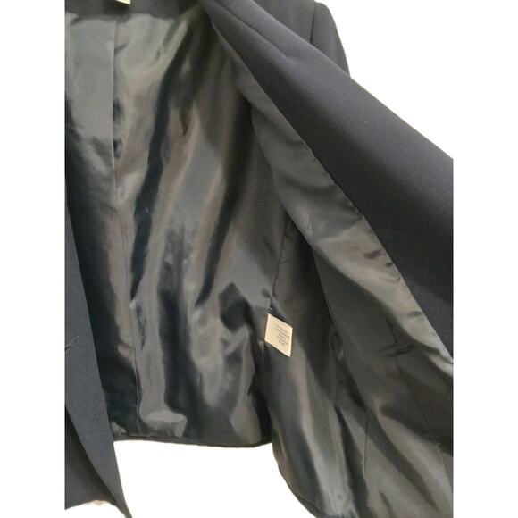 Worthington Blazer Power Jacket 14P Black Business Career Office Workwear Luxury - Picture 13 of 16